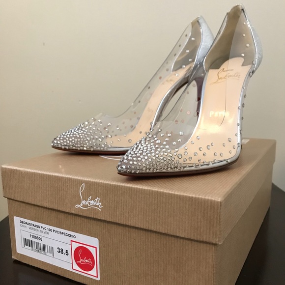 christian louboutin degrastrass pvc